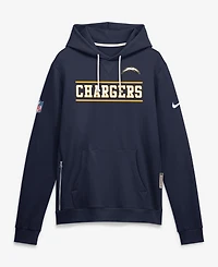 Nike Men's Navy Los Angeles Chargers Standard Issue ReplayAlternate Dri-fit Hoodie