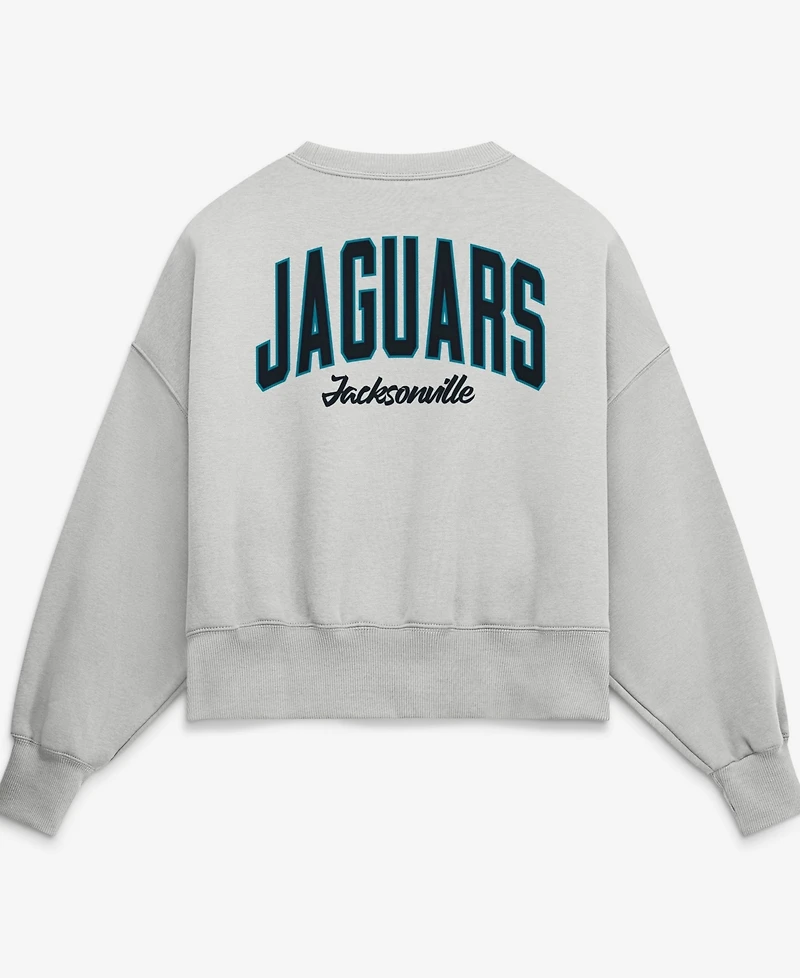 Nike Women's Gray Jacksonville Jaguars Oversized Primetime Phoenix Fleece Sweatshirt