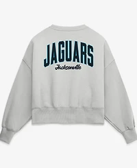 Nike Women's Gray Jacksonville Jaguars Oversized Primetime Phoenix Fleece Sweatshirt