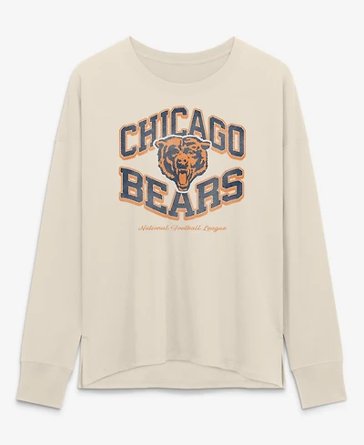 Fanatics Women's Cream Chicago Bears Heritage LegacyLong sleeves T-Shirt