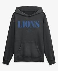 Fanatics Men's Black Detroit Lions Relaxed Intense Rivalry French Terry Hoodie