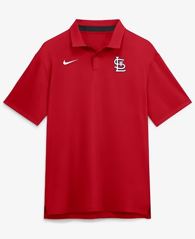 Nike Men's Red St. Louis Cardinals Tour Dri-fit Polo Shirt