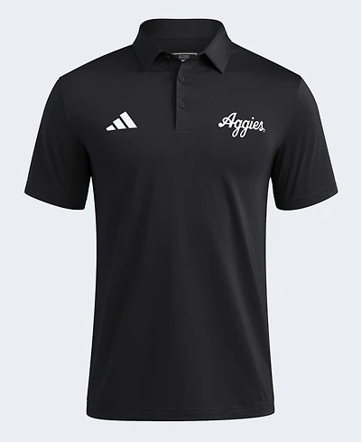 Adidas Men's Black Texas A M Aggies Ultimate 365 Solid Polo Shirt