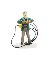 Department 56 Snow Village Fire It Up Dad Christmas Vacation Figure