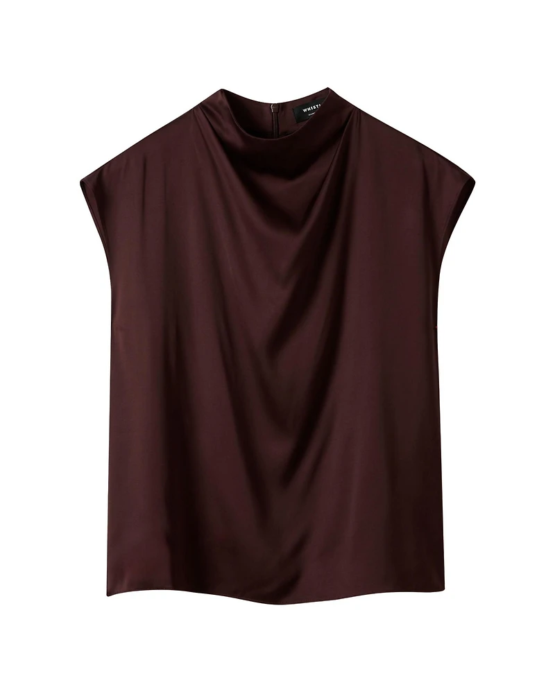 Whistles Women's Cowl Neck Halter Top