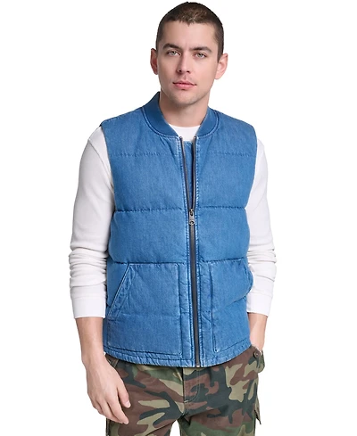 Levi's Men's Quilted Denim Classic-Fit Vest
