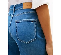 Tommy Hilfiger Women's High-Waisted Bermuda Denim Shorts, 9" Inseam