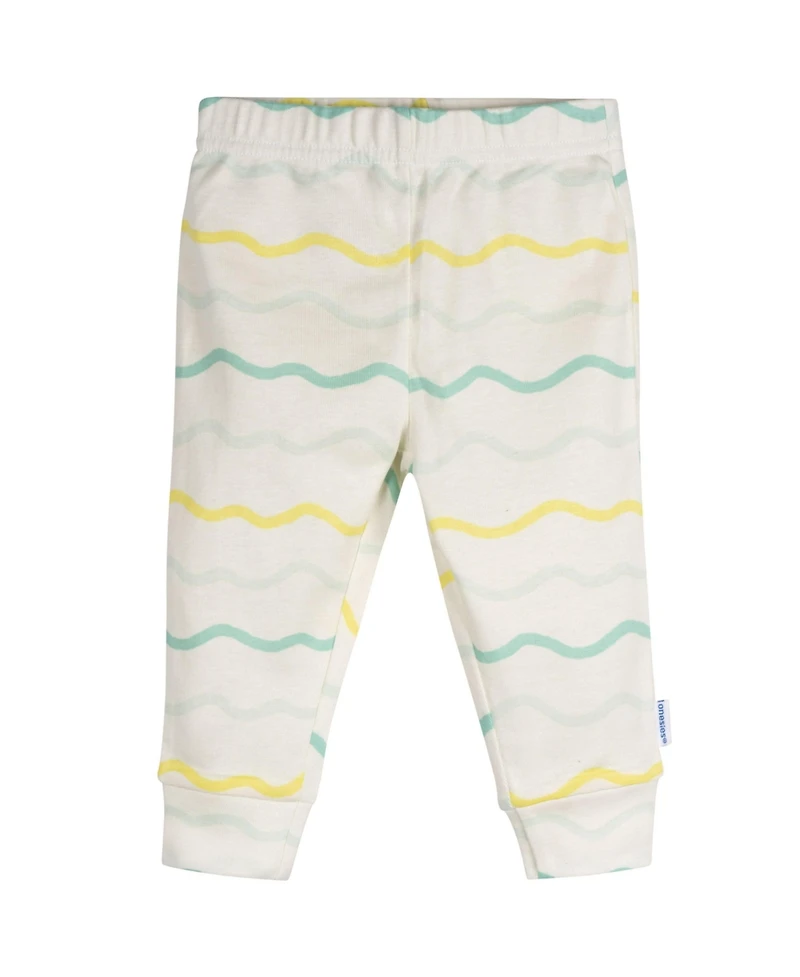 Onesies Brand Baby ( New born to 12 M onth ) Neutral 6-Piece and Active Pant Set, Milk Dinner