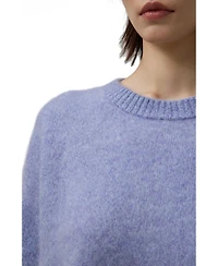 Lilysilk Women's Brushed Two-Tone Seamless Cashmere Sweater