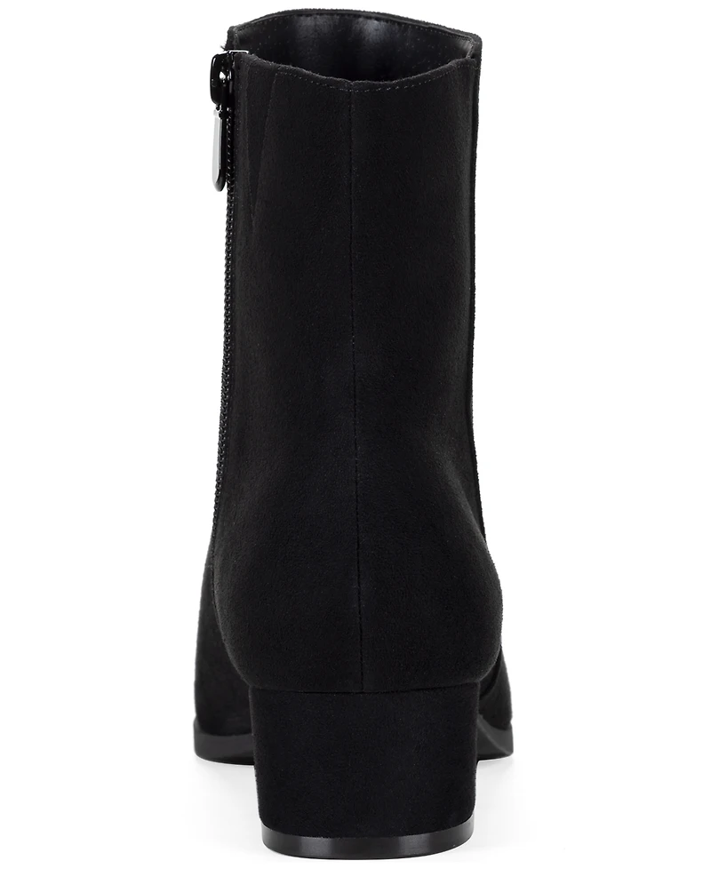 Style & Co Women's Diamond Almond Toe Booties, Macy's Exclusive
