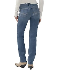 Silver Jeans Co. Women's Elyse Low-Rise Straight-Leg