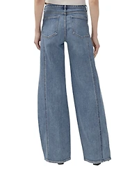 Silver Jeans Co. Women's Isbister High-Rise Wide-Leg Denim