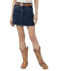 Silver Jeans Co. Women's Denim A-Line Mini Skirt