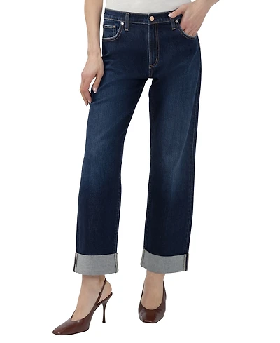 Silver Jeans Co. Women's Willow Straight High-Rise Denim