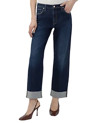 Silver Jeans Co. Women's Willow Straight High-Rise Denim
