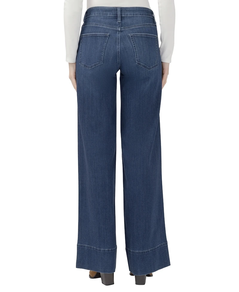 Silver Jeans Co. Women's Suki Mid-Rise Wide-Leg