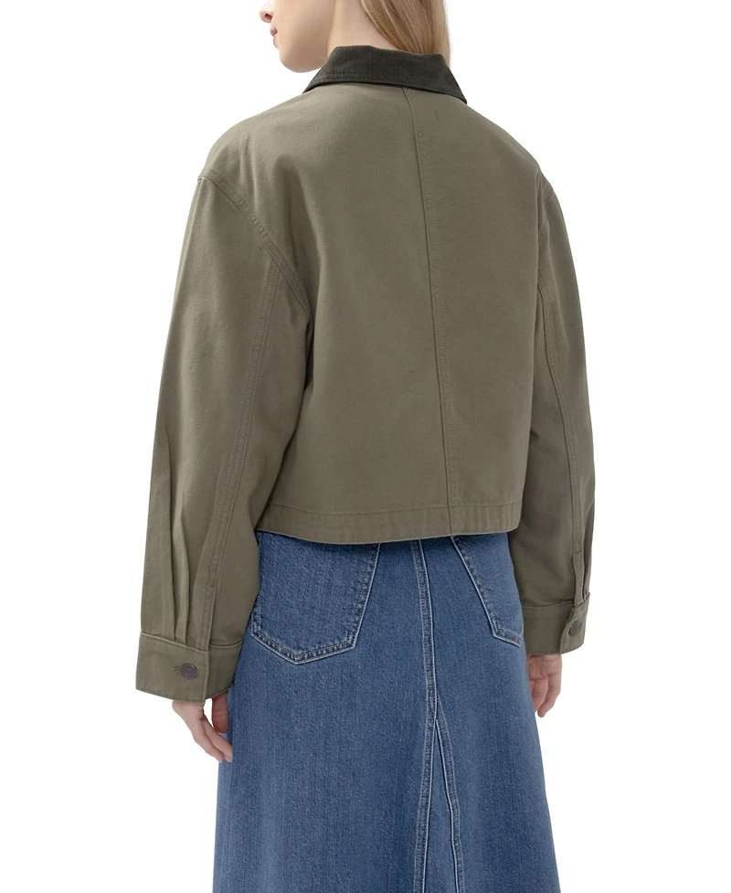 Silver Jeans Co. Women's Corduroy Barn Jacket