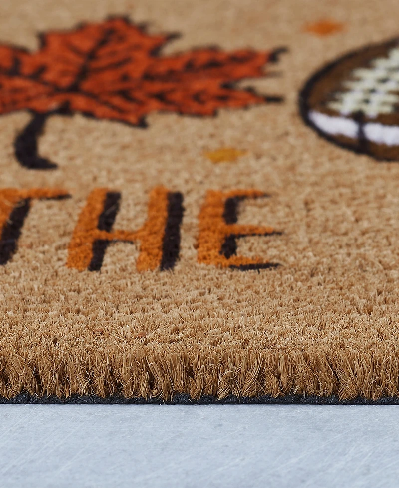 Vcny Home Tis the Season Outdoor Coir Doormat, 18" x 30"