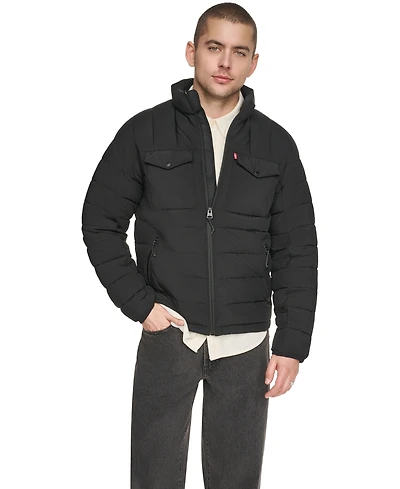 Levi's Men's Stretch Quilted Packable Jacket