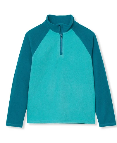 Lands' End Girls Every Day Fleece Quarter Zip