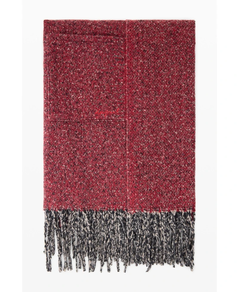 Desigual Women's Long Scarf Fringe