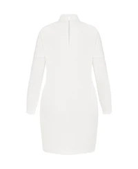 City Chic Women's Wrap Neck Dress