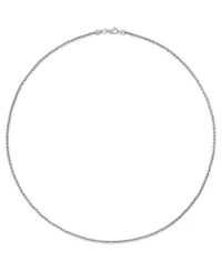 Macy's Sparkle Chain 18" Necklace in 10k White Gold (2mm)