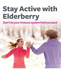 Pure Co Elderberry Gummies, Elderberry with Vitamin C and Zinc, 60 Gummies