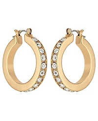 Guess Gold-Tone Classic Hoop Earrings