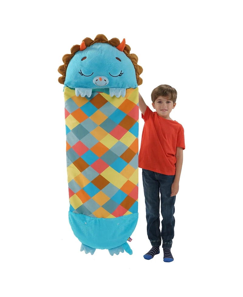 Happy Nappers Triceratops Timmy Medium Pillow and Sleep Sack