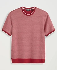 Ted by Baker Men's Berkeley Jacquard Ribbed Crewneck T-Shirt
