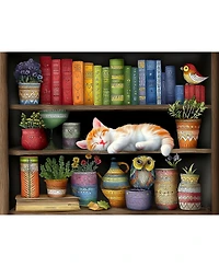 SunsOut Napping Interlocking 500-Piece Jigsaw Puzzle, Ages 15+