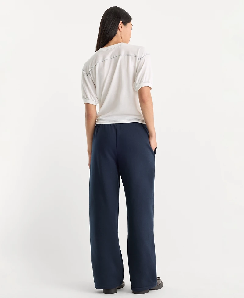 Good American Women's Drawstring Relaxed Pants