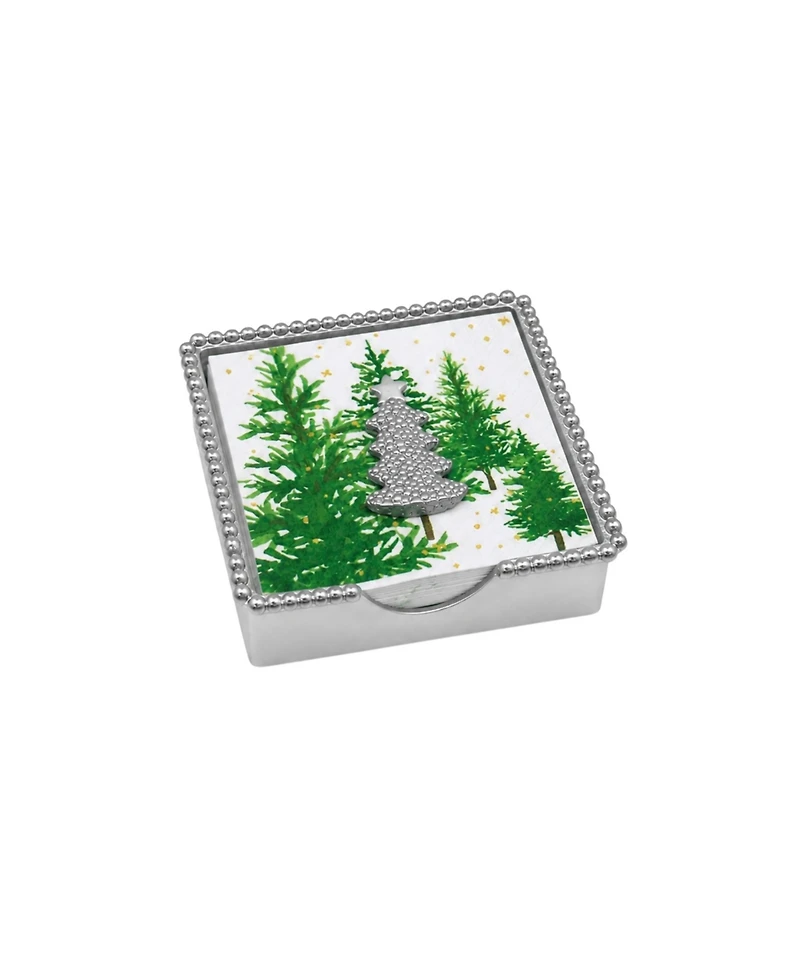 Mariposa Dotty Tree Beaded Napkin Box Set