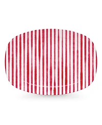 Mariposa Simple Stripes Resin Platter