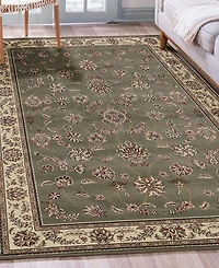 Closeout! Km Home Pesaro Isfahan Sage 5'5" x 7'7" Area Rug