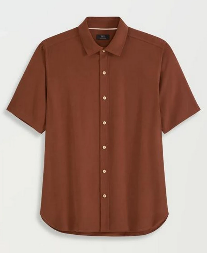 Ted by Baker Men's Finchley Point-Collar Classic-Fit Shirt