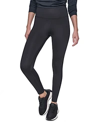 Dkny Sport Women's Flocked Subtle Shine High-Waist 7/8 Legging