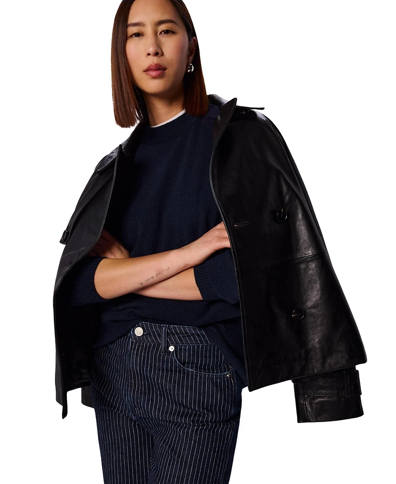 Whistles Women's Seam Crew Neck Jumper