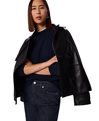 Whistles Women's Seam Crew Neck Jumper