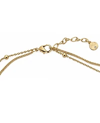 And Now This Evil Eye Double Chain Anklet in Gold Plate