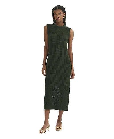Finery London Women's Ravi Crochet Midi Dress