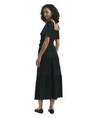 Finery London Women's Corina Cotton Midi Tiered Dress