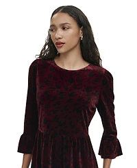 Finery London Women's Cammie Velvet Short Dress