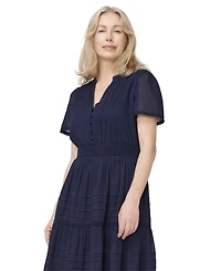 Finery London Women's Juniper Short Sleeve Midi Dress