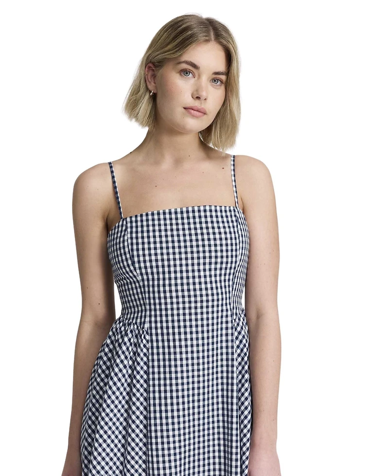 Finery London Women's Romina Cotton Gingham Midi Dress