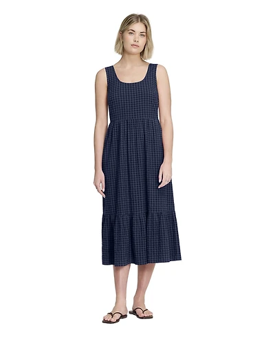 Finery London Women's Cara Gingham Seersucker Dress