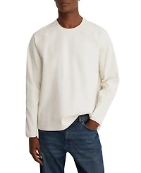 Reiss Men's Soren Waffle-Knit Raglan-Sleeve Crewneck Sweatshirt