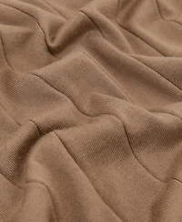 Reiss Men's Findlay Merino Wool Wide-Rib Half-Zip Sweater
