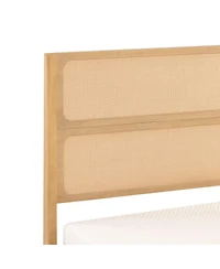 Max & Lily Elio/Rattan Queen Single Bed